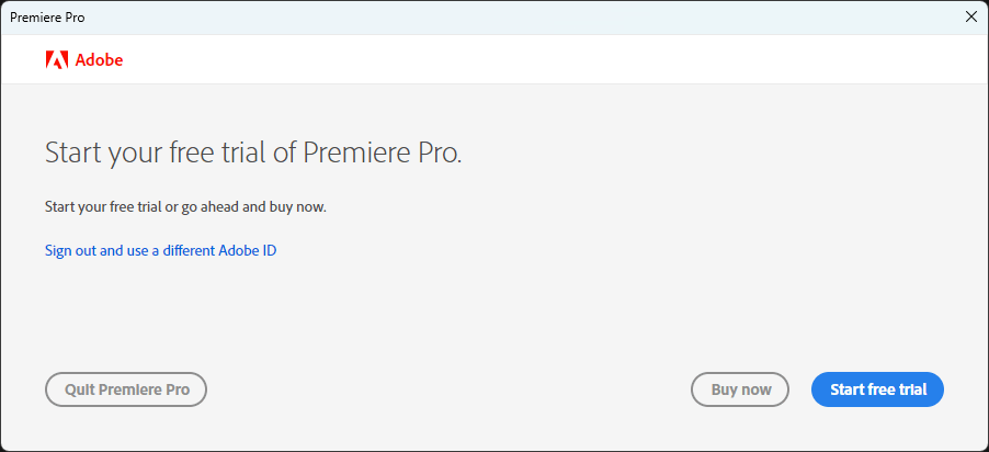 Adobe Premiere Pro 2024 free 