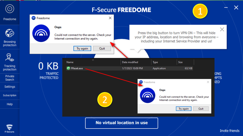F-secure Freedome VPN download  